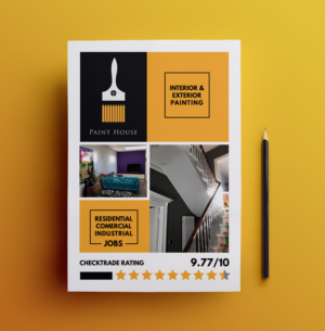 Flyer Design by JK18 for Paint House Decorating | Design: #22645528