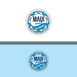 Maui Steamers. Carpet,Upholstery and tile cleaning. | Diseño de Logo por Graphic Bricks