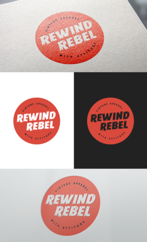 Rewind Rebel  - Vintage Apparel with Attitude | Design de Logo par GLDesigns