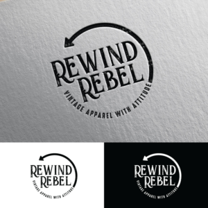 Rewind Rebel  - Vintage Apparel with Attitude | Design de Logo par Rii