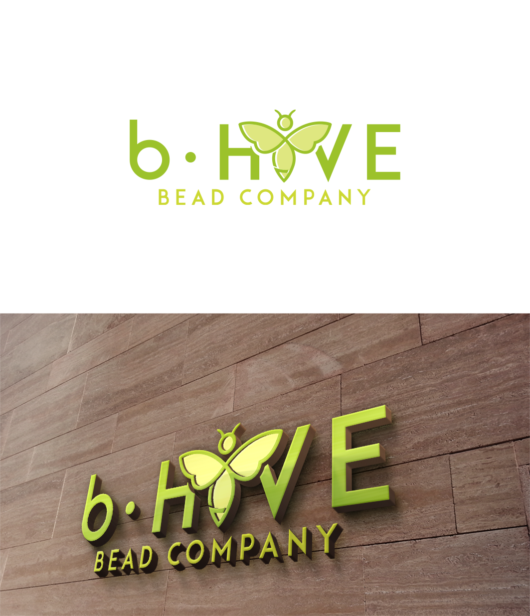 Logo Design by trufya for b.Hive Bead Company | Design #22775675