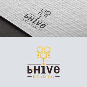 Logo Design by Ana White for b.Hive Bead Company | Design: #22765530