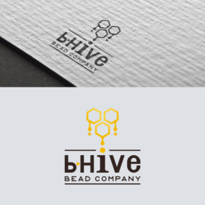 Logo Design by Ana White for b.Hive Bead Company | Design #22765531