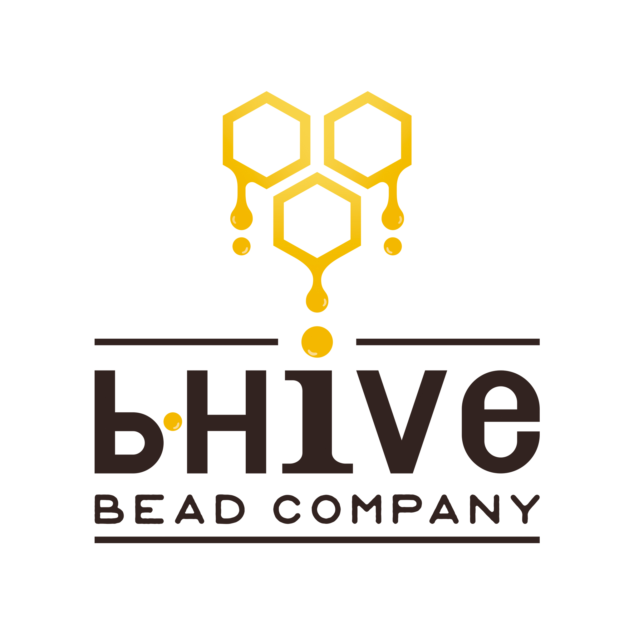 Upmarket, Elegant Logo Design for b.Hive Bead Company by Ana White