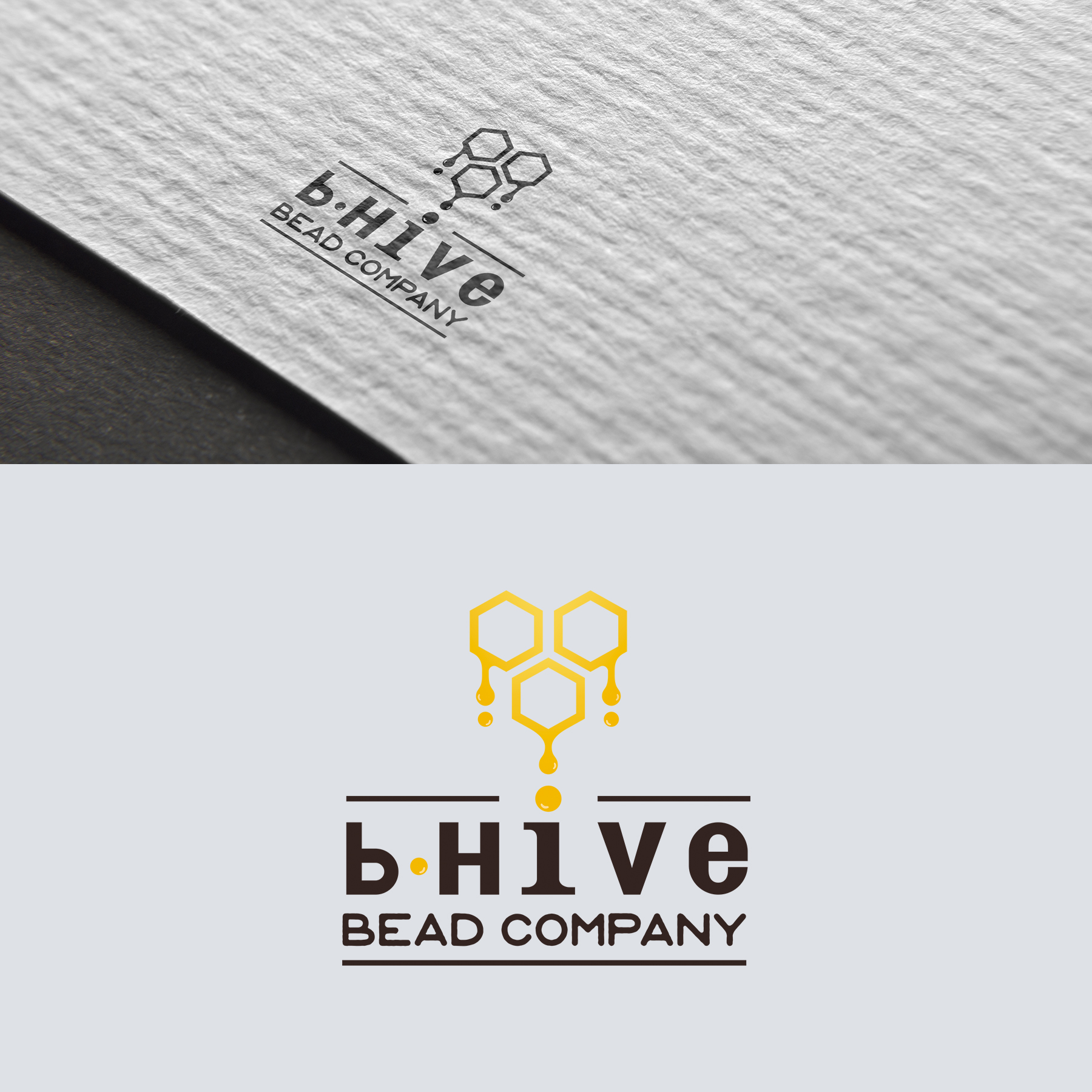 Logo Design by Ana White for b.Hive Bead Company | Design #22924430
