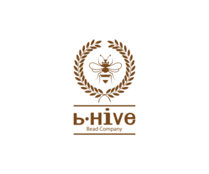 Logo Design by DreamzINSIDE for b.Hive Bead Company | Design #22655969