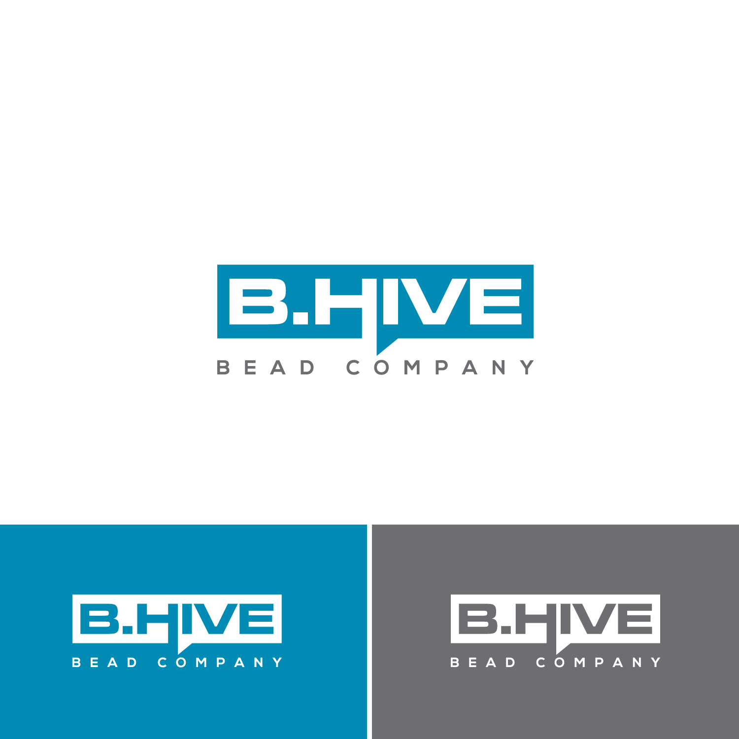 Logo Design by Mongsh for b.Hive Bead Company | Design #22683436