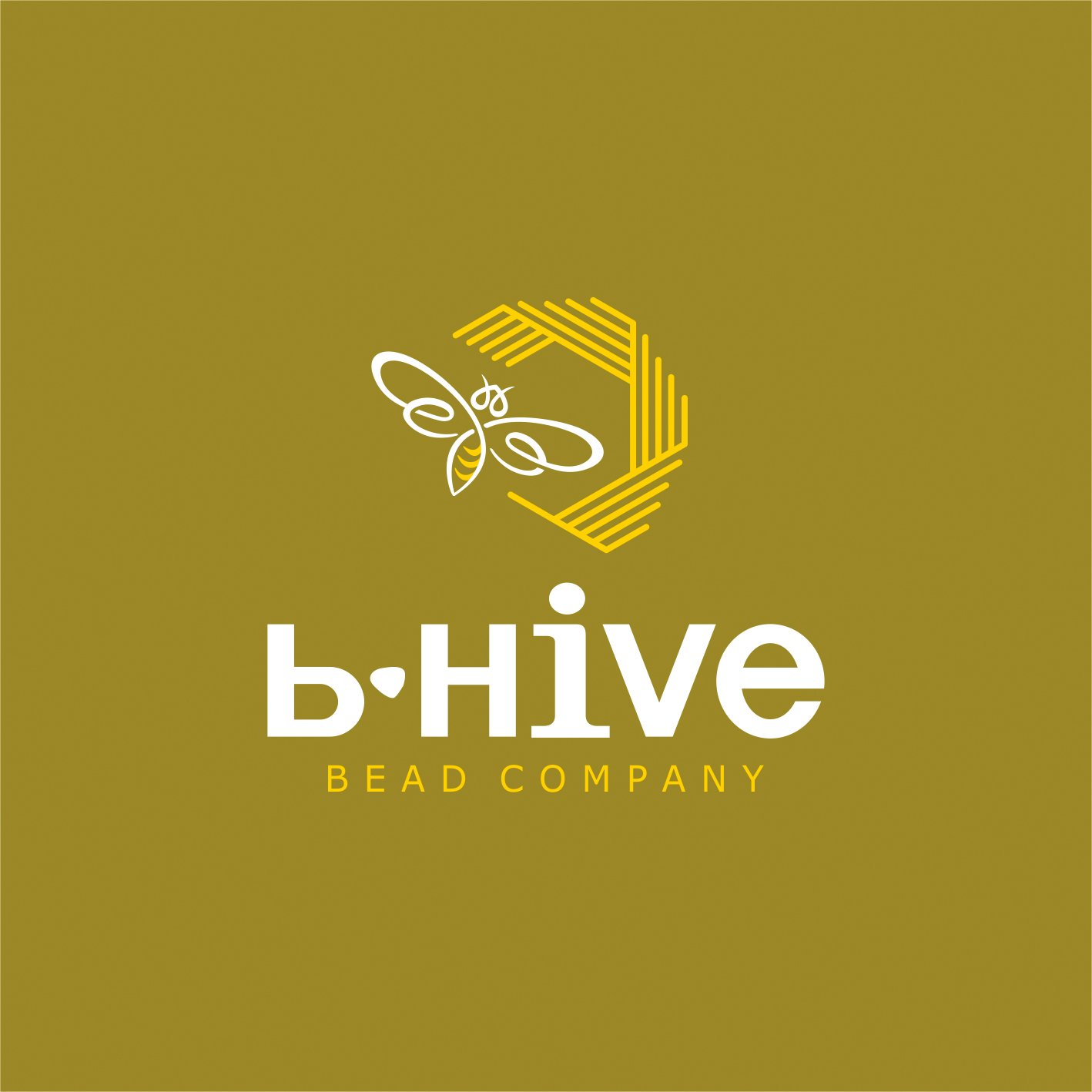 Logo Design by Jagoan for b.Hive Bead Company | Design #22745642