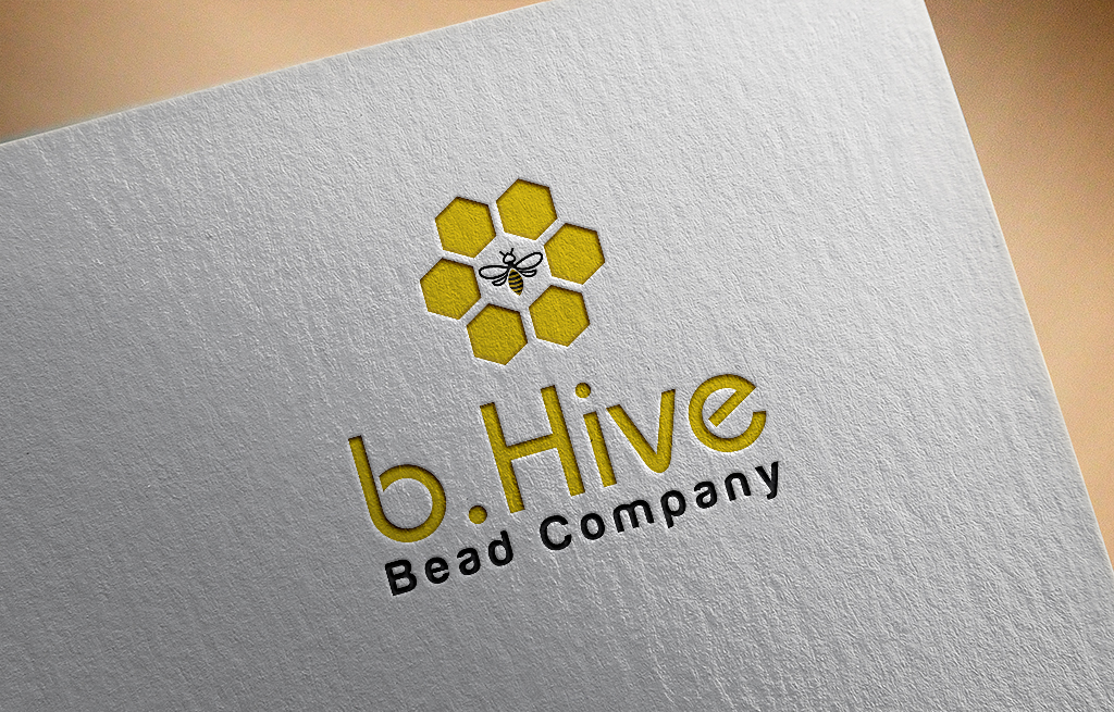 Logo Design by Pro_Designer JBL for b.Hive Bead Company | Design #22646892