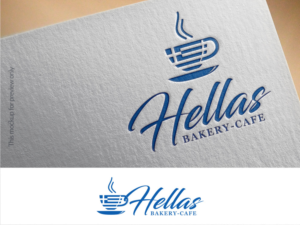 Hellas  Bakery - Cafe | Logo Design by Atvento Graphics