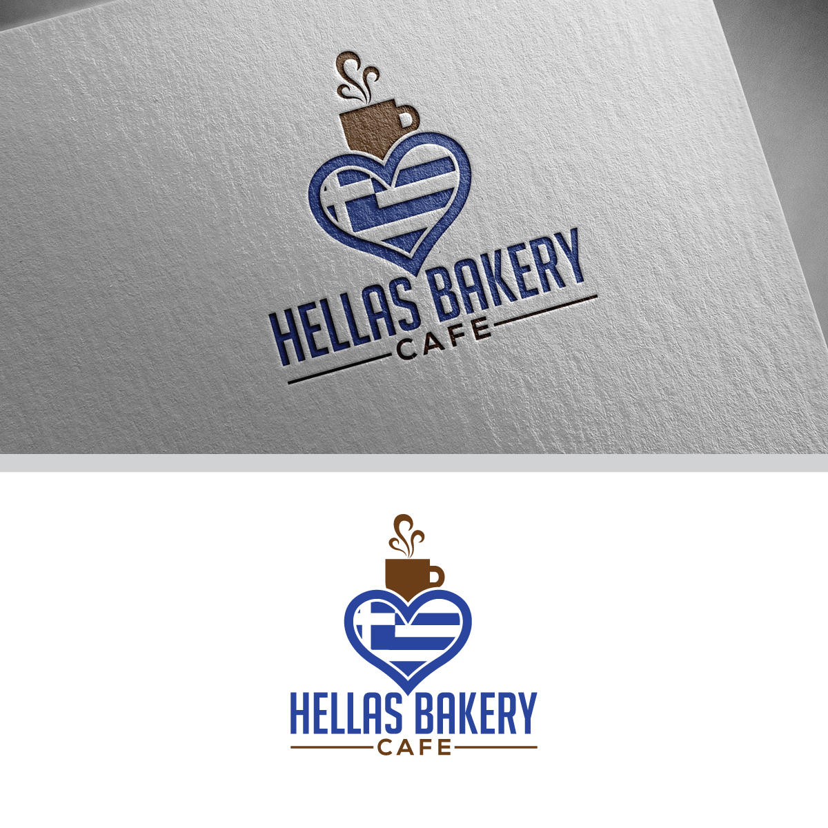 Logo Design by Graphic Bricks for Hellas bakery & Street food LLC | Design #22653902