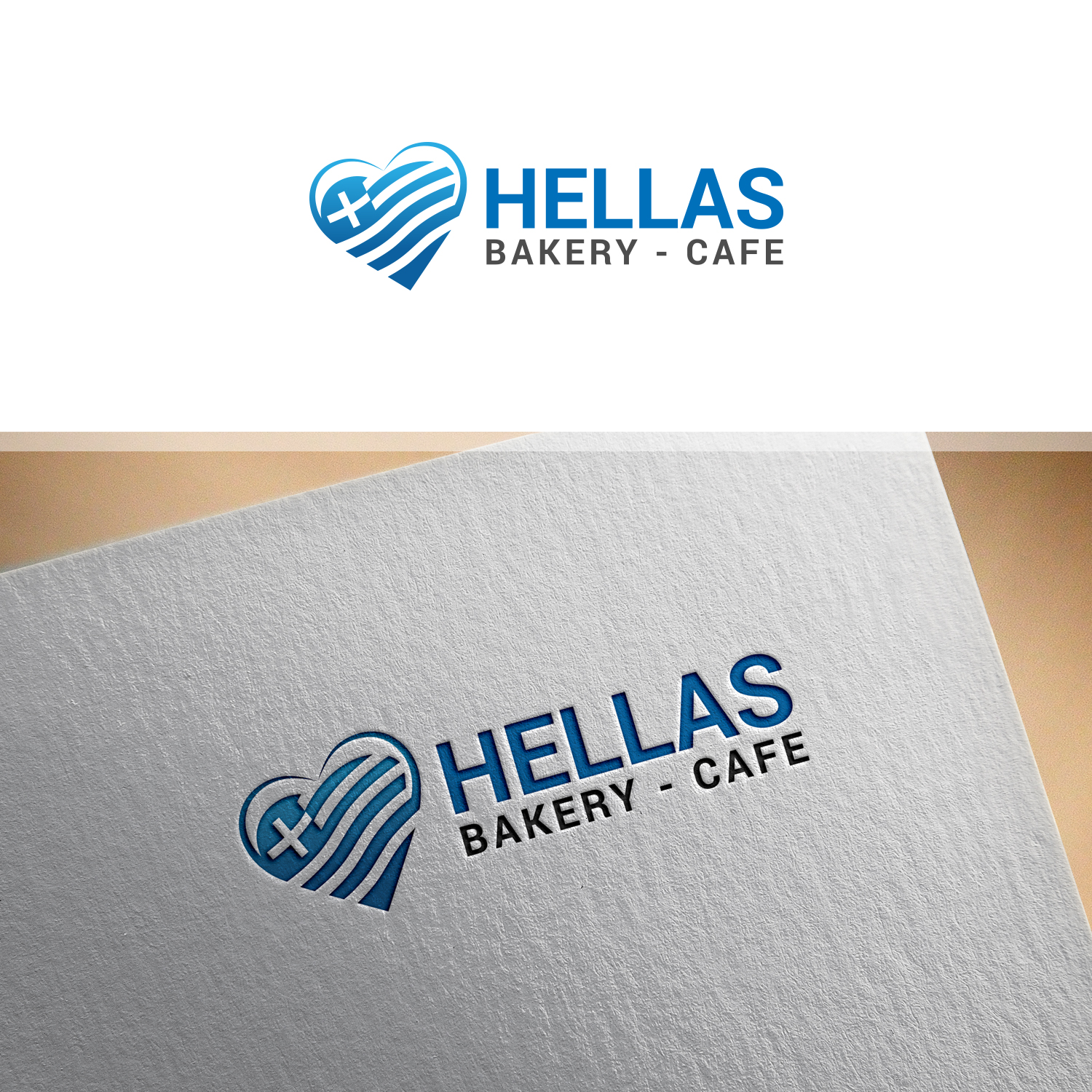Diseño de Logo por Maxo-Biz para Hellas bakery & Street food LLC | Diseño #22653079