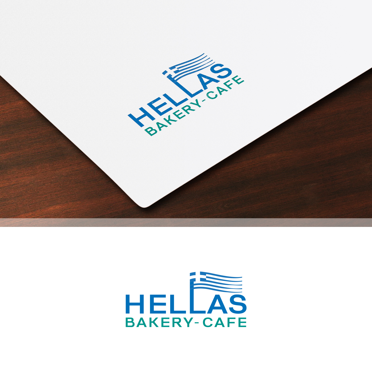 Diseño de Logo por Maxo-Biz para Hellas bakery & Street food LLC | Diseño #22653080