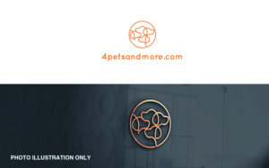 I want the graphic to convey the name but as an image 4Pets& More. as in "we have things FOR pets and more"  | Diseño de Logo por MT