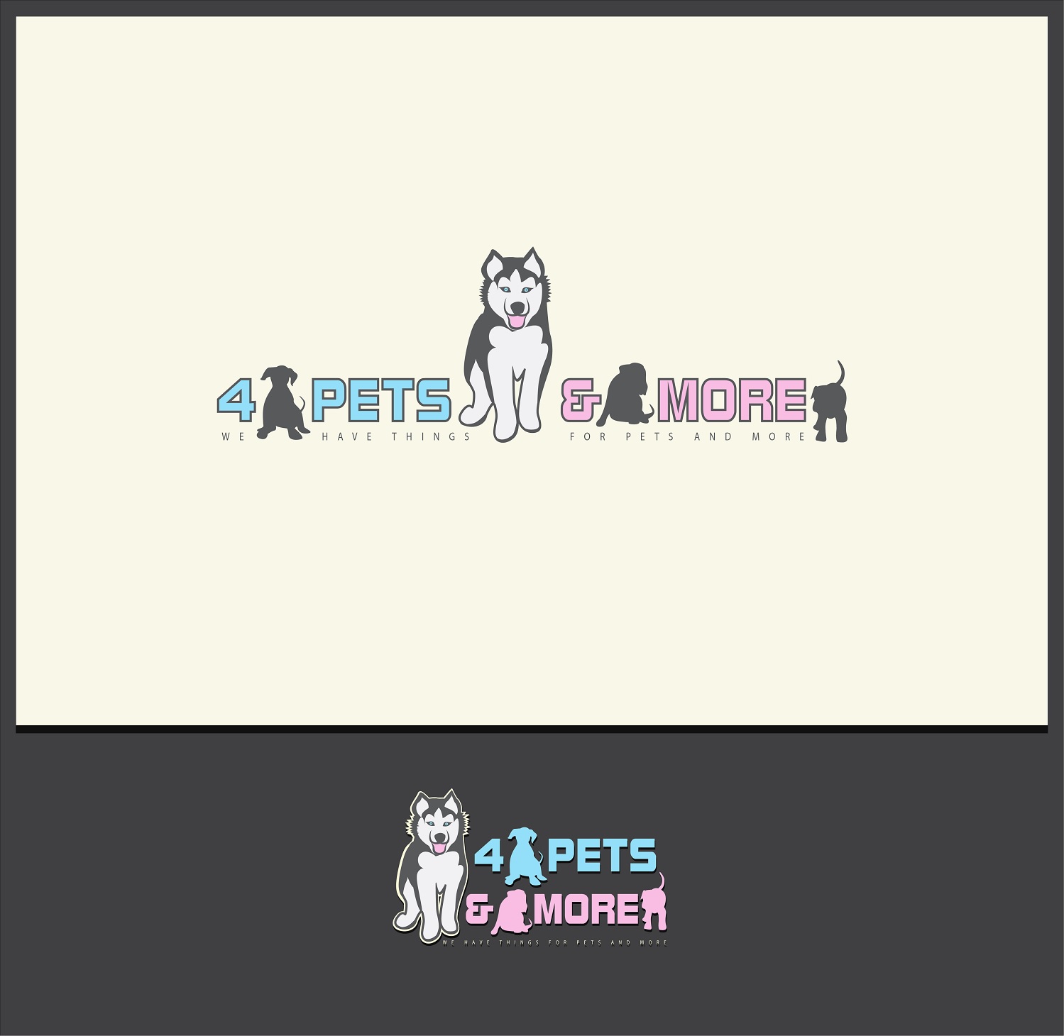 Logo-Design von Kira Graphics für 4 Pets and More Inc | Design #22675652