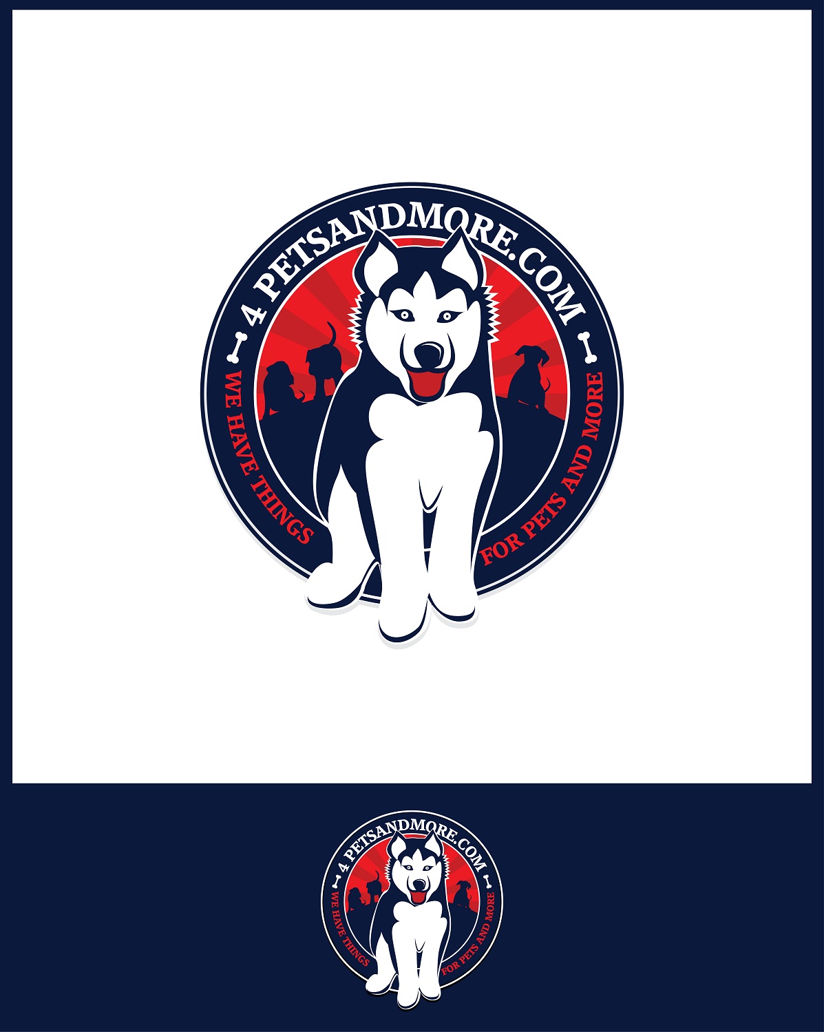 Logo Design by Kira Graphics for 4 Pets and More Inc | Design #22678761