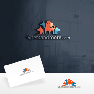 I want the graphic to convey the name but as an image 4Pets& More. as in "we have things FOR pets and more"  | Diseño de Logo por Arham Hidayat