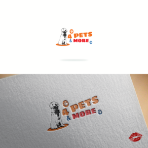 I want the graphic to convey the name but as an image 4Pets& More. as in "we have things FOR pets and more"  | Diseño de Logo por :) Zoya