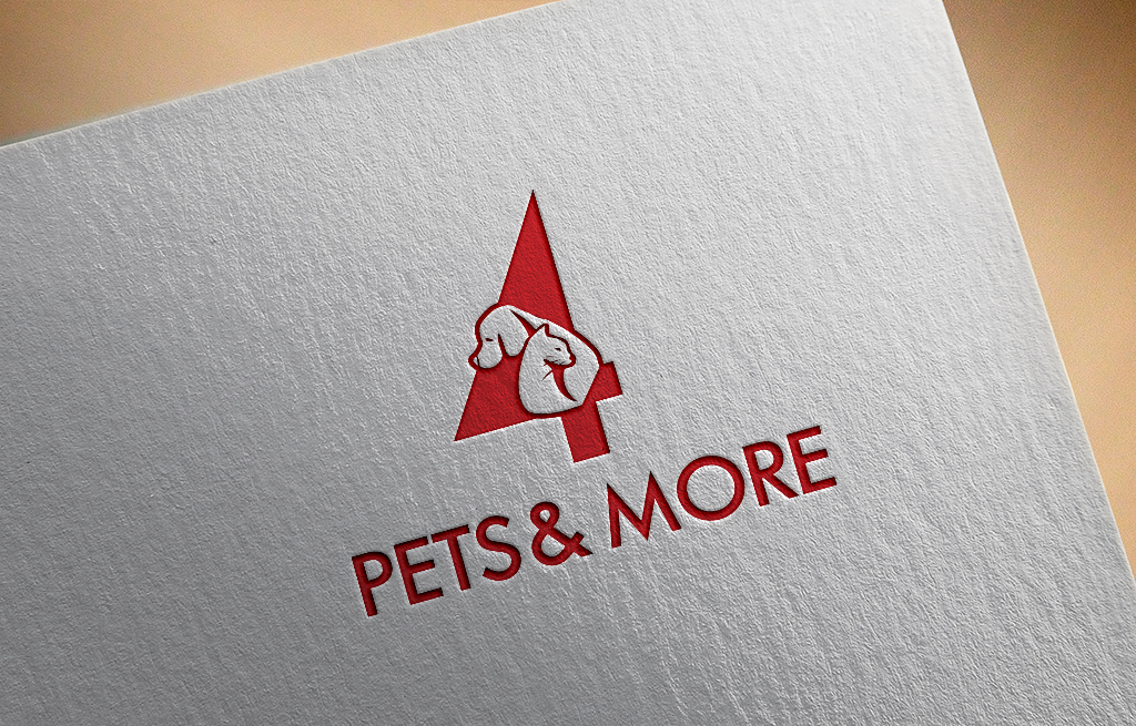 Logo Design by Cr7. for 4 Pets and More Inc | Design: #22649214