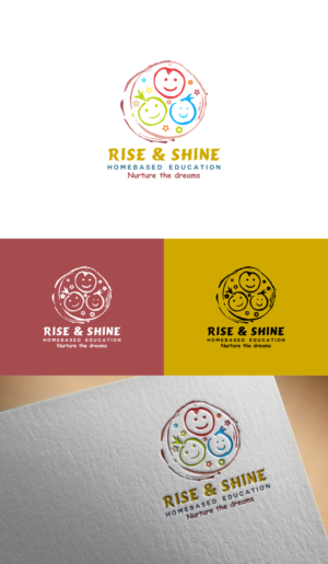 Rise & Shine Homebased Education  ----  Nurture the dreams | Logo Design by siti MWDesign