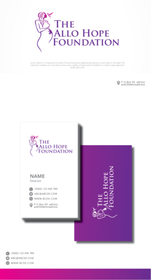 Logo Design by graphicevolution for The Allo Hope Foundation  | Design: #22647753