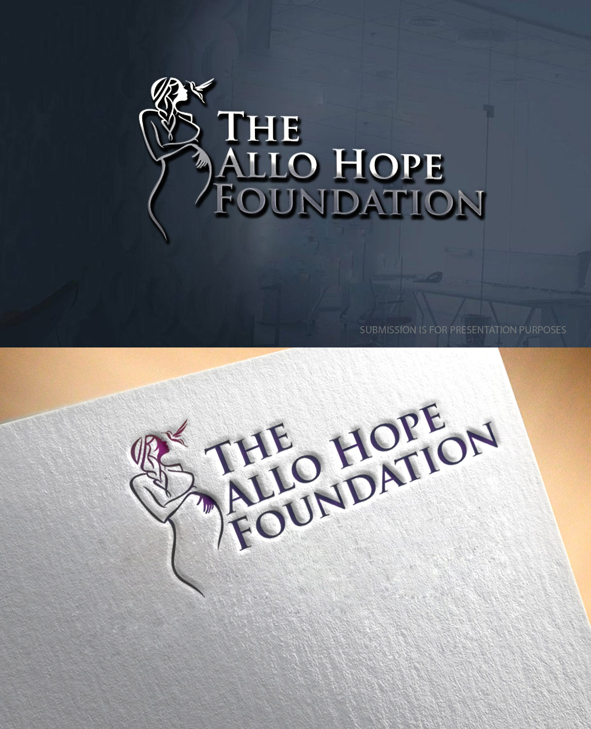 Logo Design by graphicevolution for The Allo Hope Foundation  | Design #22647754