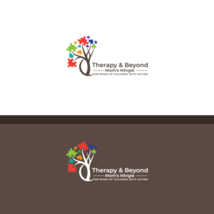 Therapy & Beyond Mom's Mingle, for moms of children with autism | Logo Design by Graphic Bricks