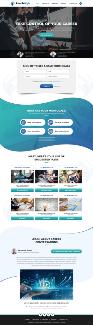 Web Design by pb for this project | Design #22665331