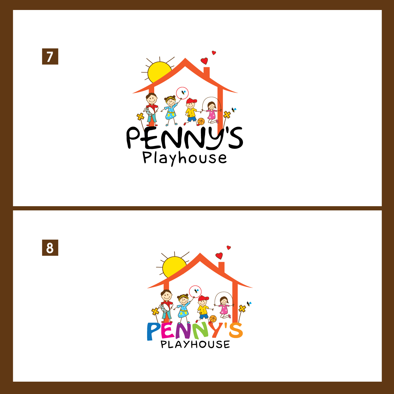 Playful, Personable, Childcare Logo Design for Penny's Playhouse by ...