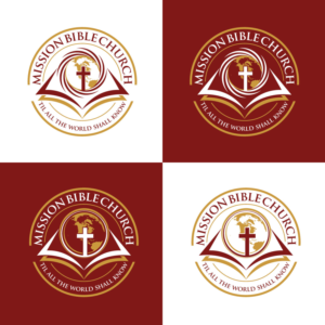 Main:  Mission Bible Church.  Tagline: "Til All The World Shall Know" but could be something else | Logo Design by Rii