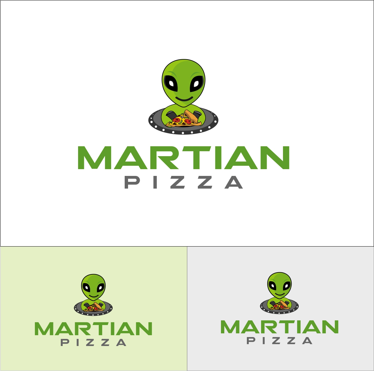 Logo Design by debdesign for Martian Pizza | Design #22654727