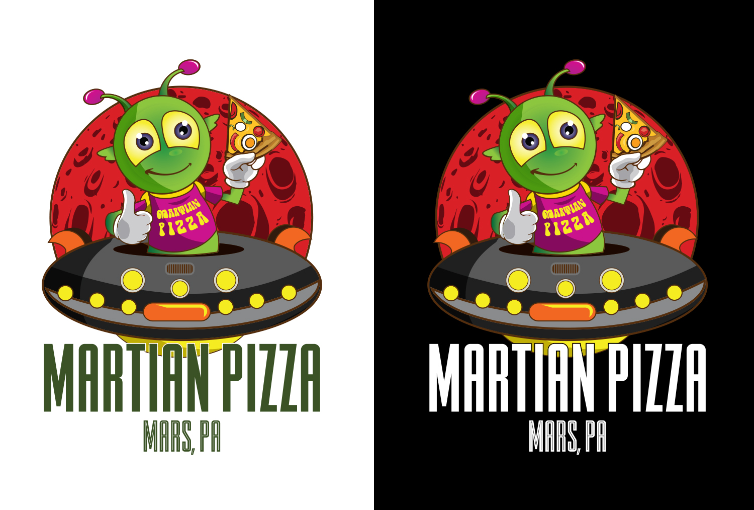 Logo-Design von BJY für Martian Pizza | Design #22657501