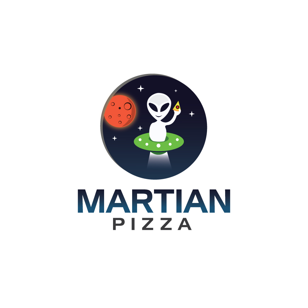 Logo Design by ESolz Technologies for Martian Pizza | Design #22662066