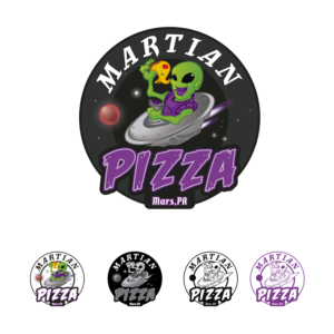 Logo Design by Gabriel T. Marques for Martian Pizza | Design: #22704175