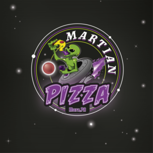 Logo Design by Gabriel T. Marques for Martian Pizza | Design: #22745760