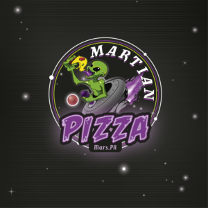 Logo Design by Gabriel T. Marques for Martian Pizza | Design: #22757653