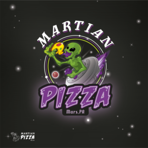 Logo Design by Gabriel T. Marques for Martian Pizza | Design: #22757654