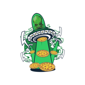 Logo Design by BOROBUDRUR ART for Martian Pizza | Design: #22749783