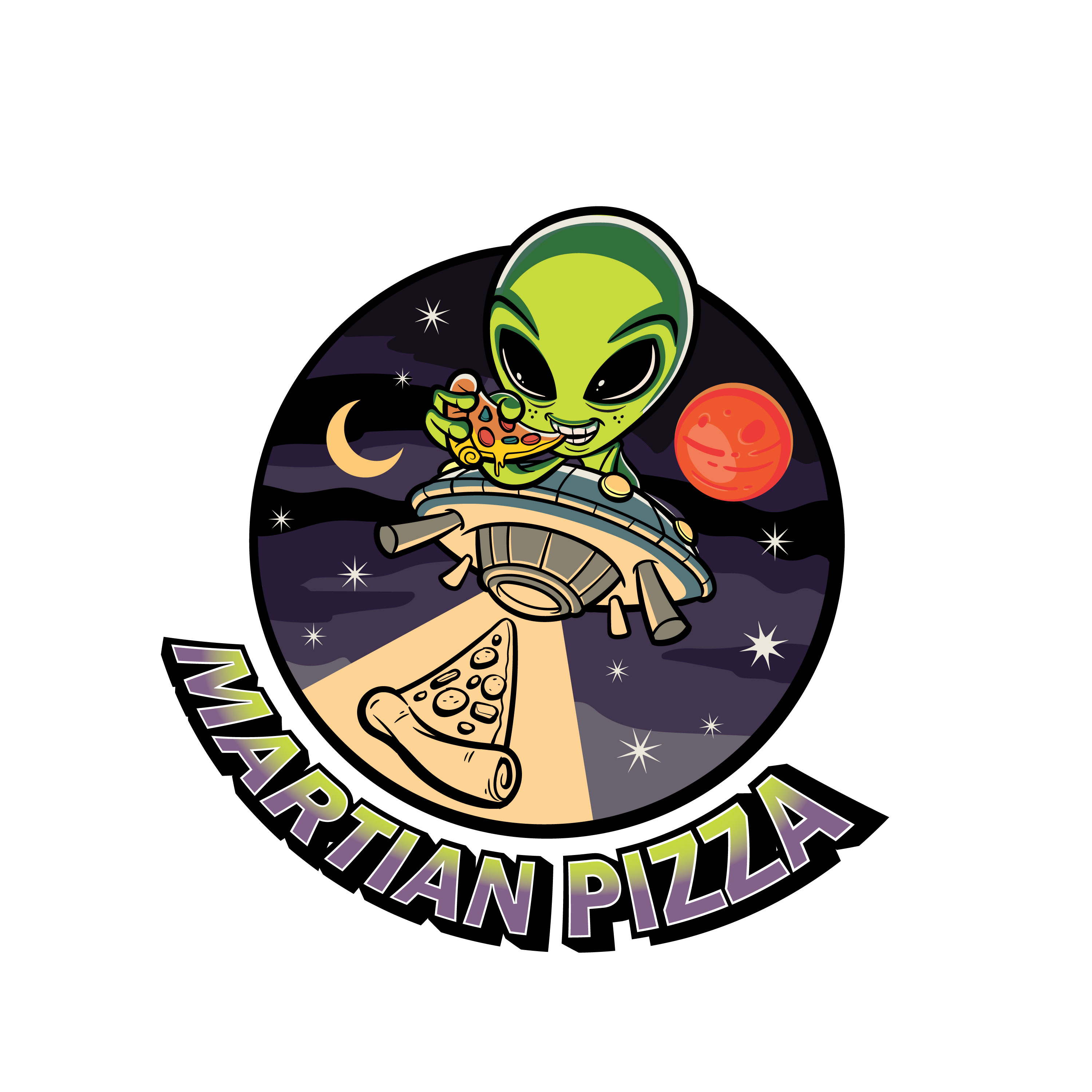 Logo Design by B'signs for Martian Pizza | Design #22675085