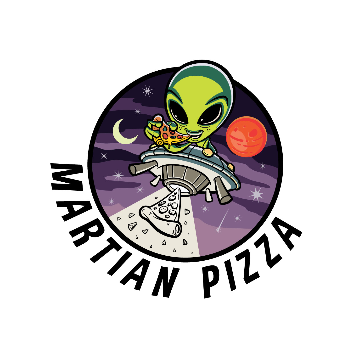 Logo Design by B'signs for Martian Pizza | Design #22686160
