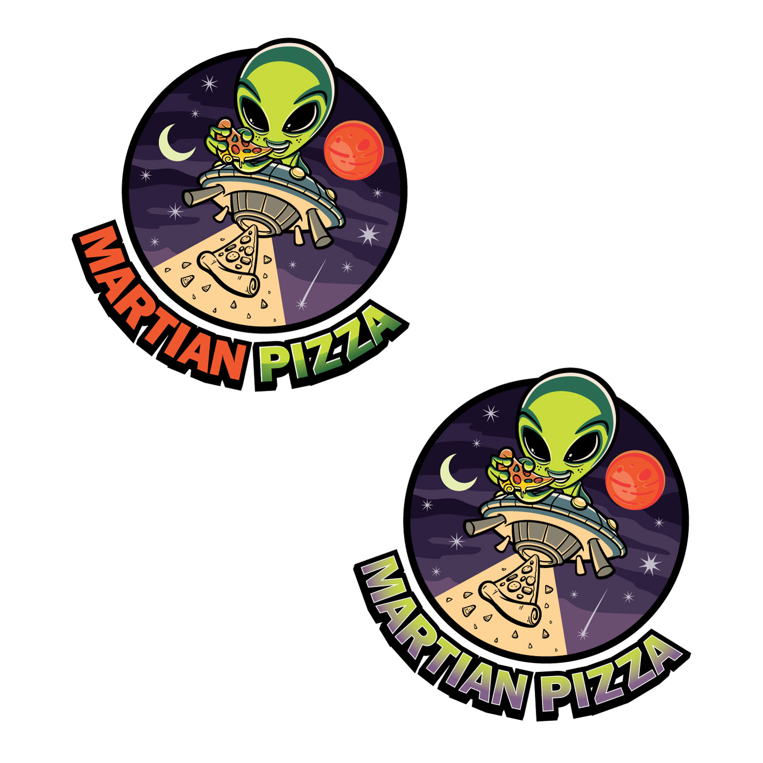 Logo-Design von B'signs für Martian Pizza | Design #22701718