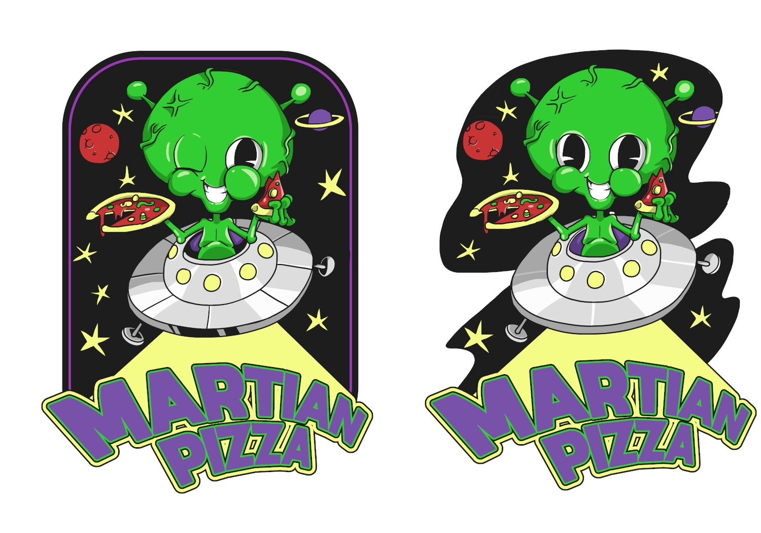 Diseño de Logo por Tomi Ax para Martian Pizza | Diseño #22691808