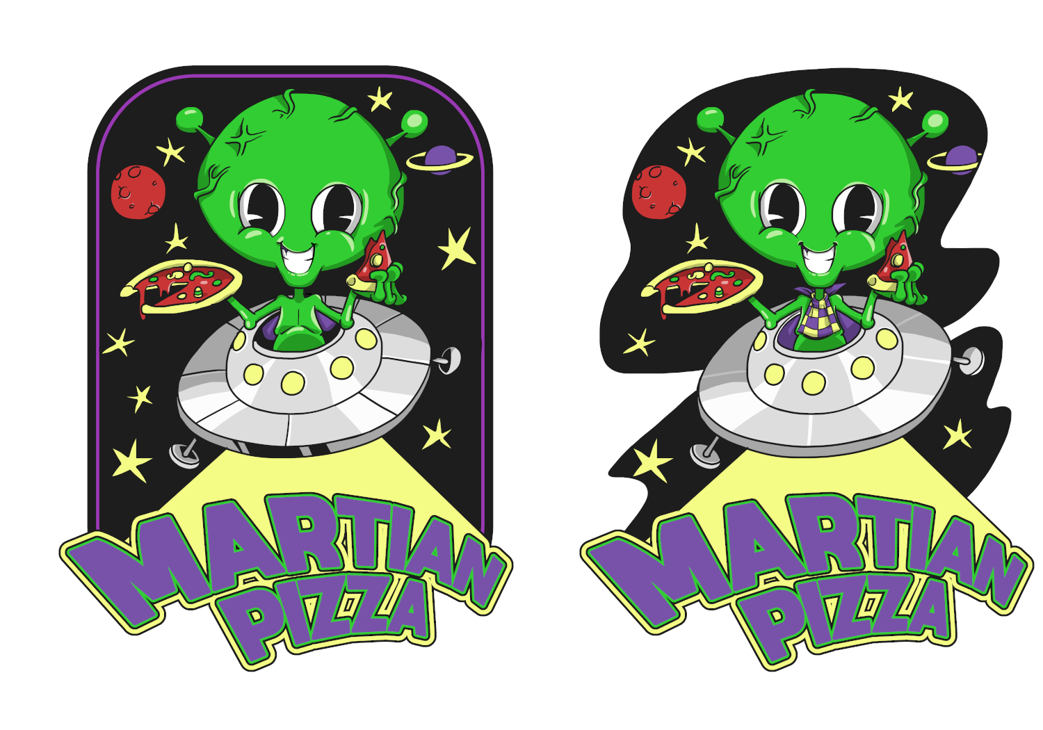 Logo Design by Tomi Ax for Martian Pizza | Design #22698365