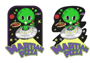 Logo Design by Tomi Ax for Martian Pizza | Design: #22698365