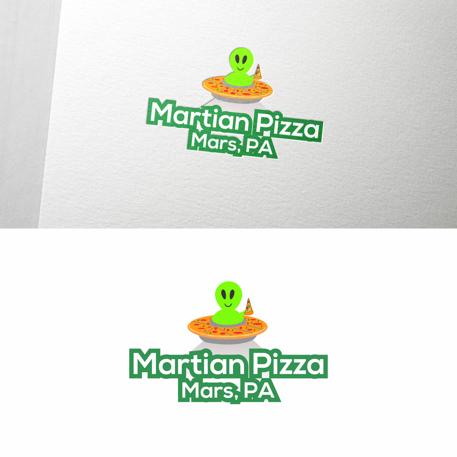 Logo Design by agus alya for Martian Pizza | Design #22651662