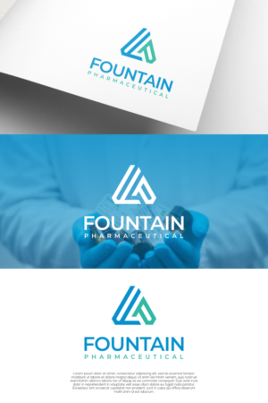 Fountain Pharmaceutical | Logo Design by laba tiada henti