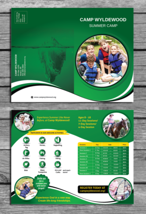 Brochure Design by nyky for Camp Wyldewood | Design #22702215