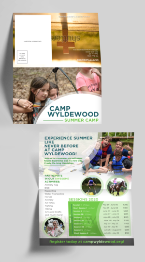 Brochure Design by andreaG_design for Camp Wyldewood | Design: #22671817