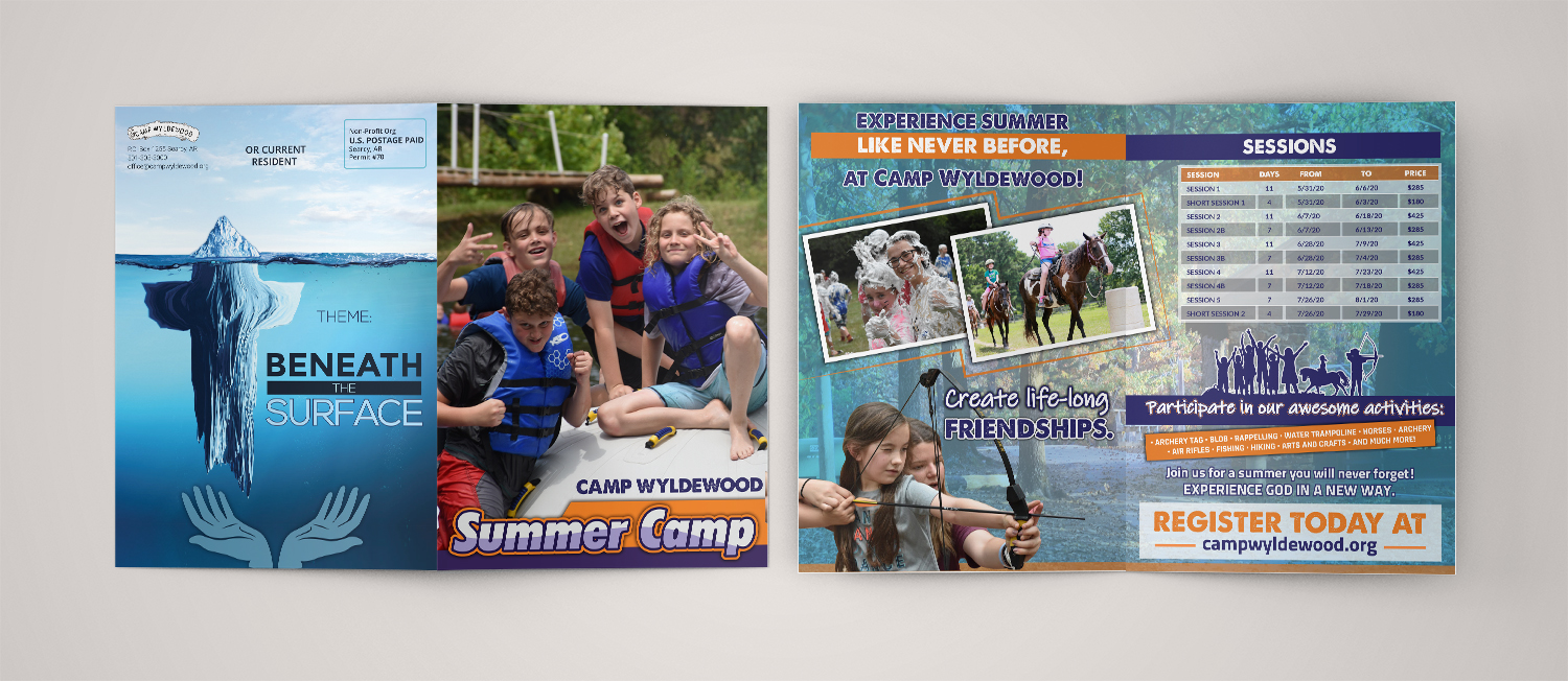Brochure Design by paulkanjosh for Camp Wyldewood | Design #22708307