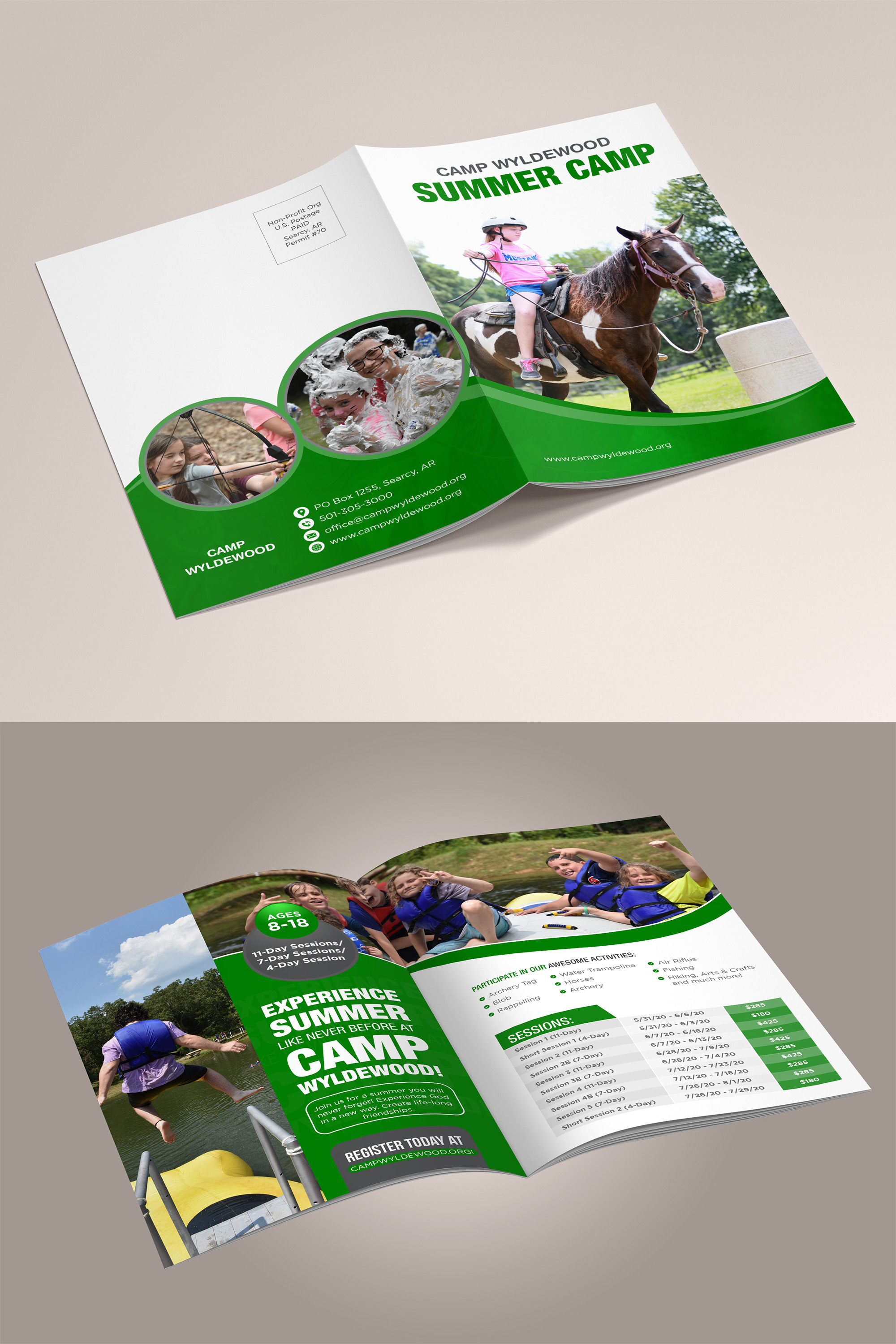 Brochure Design by ZeneFashions for Camp Wyldewood | Design #22663106